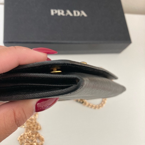 Prada Bow Black Wallet - Picture 9 of 9